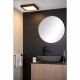 Lampada da soffitto gigante quadrata in alluminio diffusore a led dimmerabile