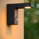Applique da esterno con diffusore a led e struttura moderna in alluminio