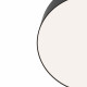 Lampada da soffitto a LED grande rotonda in alluminio dal design moderno