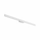 Applique a led per esterni grande in alluminio e diffusore in vetro