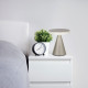 Lampada da tavolo a Led dimmerabile struttura in metallo dal design moderno