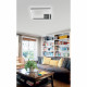Plafoniera grande dal design moderno a LED con struttura in metallo
