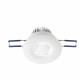 Faretto da incasso rotondo con 1 luce a LED e struttura in alluminio