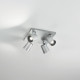Faretti da soffitto 4 luci con struttura in alluminio dal design moderno