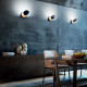 Applique da parete a LED dimmerabile con struttura in metallo in stile moderno