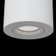 Lampada da soffitto orientabile in stile moderno in alluminio verniciato