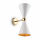 Applique da parete con struttura e diffusori in metallo dallo stile moderno