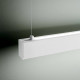 Lampada a sospensione a LED piccola con diffusore in metallo dalle linee moderne