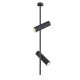 Lampada da soffitto moderna con 2 faretti struttura in metallo verniciato