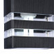 Applique da esterni grande con diffusori in vetro con lampadine LED