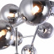 Lampadario da soffitto piccolo con bocce in vetro soffiato dalle linee moderne