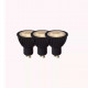 Set 3pz Lampadine MR16 - bulbo a LED Dimerabile - Ø 5 cm - GU10