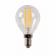 Lampadina P45 - Bulbo a filamento LED Dimmerabile - Ø 4,5 cm - E14
