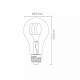 Lampadina da esterno A60 TWILIGHT SENSOR - Bulbo a filamento LED - Ø 6 cm - E27