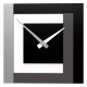 Orologio da parete in legno piccolo per soggiorno