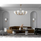 Lampadario piccolo diffusori in vetro a boccia in stile moderno