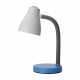 Lampada da scrivania flex in plastica e diffusore in metallo orientabile
