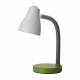 Lampada da scrivania flex in plastica e diffusore in metallo orientabile