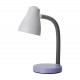 Lampada da scrivania flex in plastica e diffusore in metallo orientabile