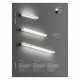 Applique da parete a LED piccola orientabile in metallo per bagno