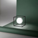 Lampada da tavolo in stile ultamoderno in metallo verniciato