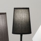 Lampada da tavolo moderna in metallo con struttura flessibile e orientabile