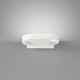 Applique da parete a LED in metallo con diffusore orientabile a 360 gradi