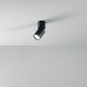 Faretto moderno in alluminio con corpo luce orientabile