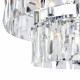 Lampadario moderno con doppi diffusori in vetro