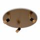 Lampada da soffitto struttura in acciaio e triplo diffusore a led dimmerabile