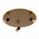 Lampada da soffitto struttura in acciaio e triplo diffusore a led dimmerabile