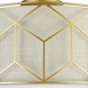 Lampada da Soffitto in stile classico con paralume in lino piccola