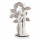 Scultura da tavolo grande con coppia di innamorati con albero della vita