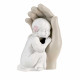 Bomboniera Battesimo - Scultura Bambina abbracciata