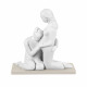 Scultura da tavolo in stile moderno con coppia in attesa
