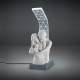 Lampada da comodino moderna a LED con scultura maternità