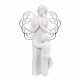 Bomboniera Comunione - Scultura grande angelo e bambino abbracciati