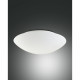 Plafoniera piccola in metallo a risparmio energetico con diffusore in vetro