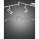 Faretti da soffitto in metallo a 6 lampadine in stile moderno