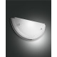 Applique da parete in stile moderno con diffusore in vetro