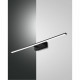 Lampada da parete grande a LED con struttura in metallo in stile moderno