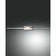 Lampada da parete grande a LED con struttura in metallo in stile moderno