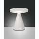 Lampada da tavolo a Led dimmerabile struttura in metallo dal design moderno
