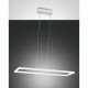 Sospensione rettangolare a LED dal design moderno con struttura in metallo