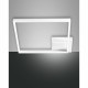 Plafoniera grande dal design moderno a LED con struttura in metallo