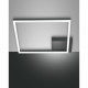 Plafoniera grande dal design moderno a LED con struttura in metallo