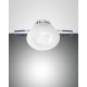 Faretto da incasso rotondo con 1 luce a LED e struttura in alluminio