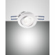 Faretto da incasso rotondo orientabile con luce a LED struttura in alluminio