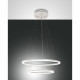 Lampada a sospensione con 2 luci LED in stile moderno con struttura in metallo