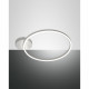 Plafoniera a soffitto a LED con struttura in metallo dal design moderno